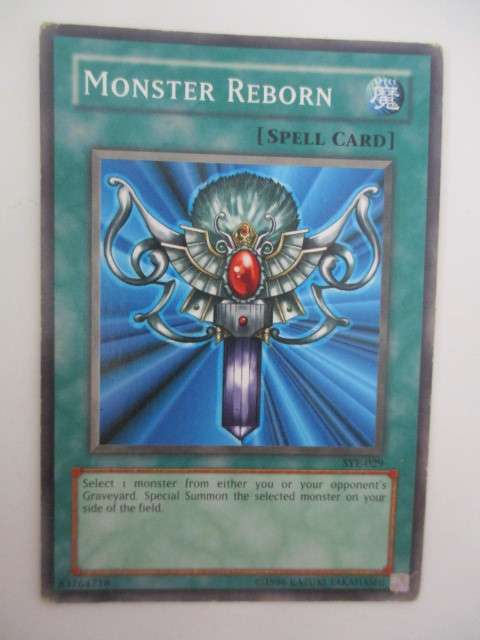 YU-GI-OH TRADING CARD - MONSTER REBORN