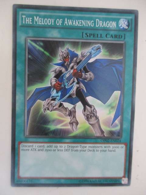 YU-GI-OH TRADING CARD - THE MELODY OF AWAKENING DRAGON