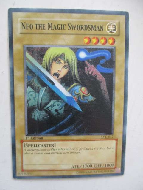 YU-GI-OH TRADING CARD - NEO THE MAGIC SWORDSMAN