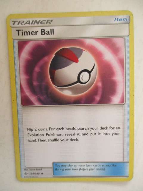 POKEMON TRADING CARD - TRAINER / TIMER BALL