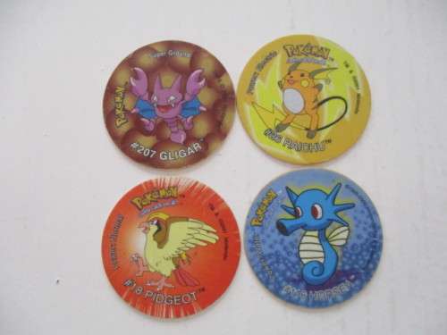 POKEMON LOT OF 4 TAZOS