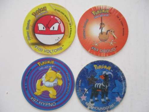 POKEMON LOT OF 4 TAZOS