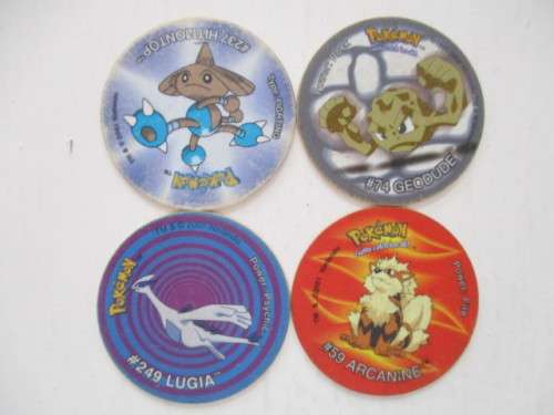 POKEMON LOT OF 4 TAZOS