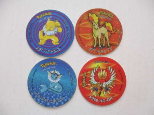 POKEMON LOT OF 4 TAZOS