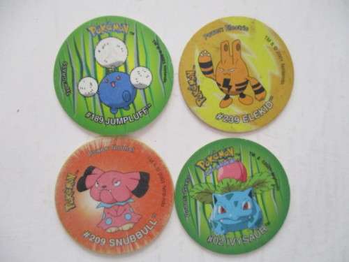 POKEMON LOT OF 4 TAZOS