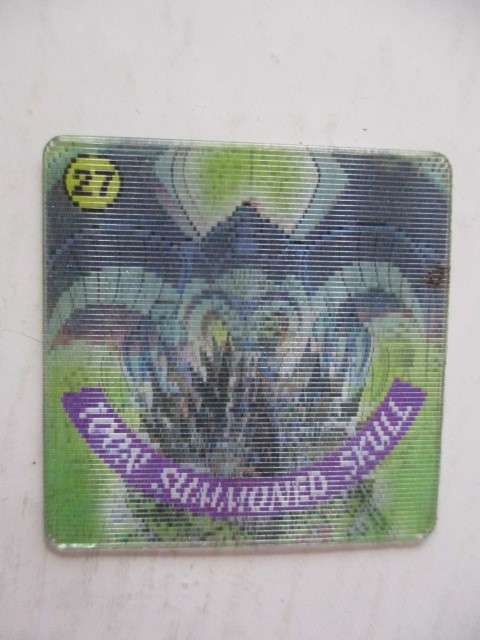 YU-GI-OH TRADING CARD TV CUBE TAZO. NO 27