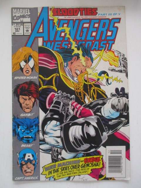 MARVEL  COMICS - - AVENGERS - VOL. 2  NO. 101  - 1993