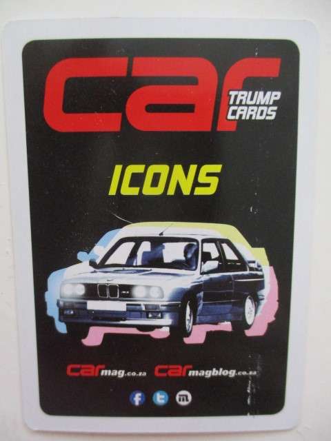 VINTAGE - CAR ICONS TRUMPS CARDS