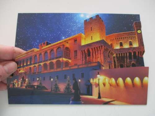 CHRISTMAS CARD  2010 - PRINCE ALBERT OF MONACO - POP UP TYPE OF CHRISTMAS CARD WITH ENVELOPE