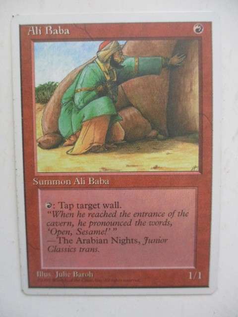 MAGIC THE GATHERING - ALI BABA - 4TH EDITION