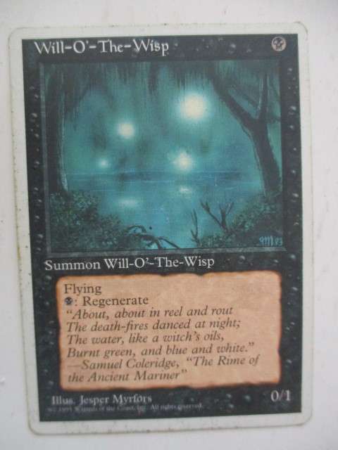 `MAGIC THE GATHERING - WILL-O-THE WISP - 4TH EDITION
