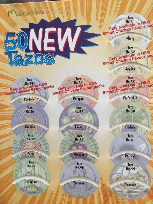 SIMBA POKEMON TAZO COLLECTOR`S ALBUM  - EMPTY ALBUM