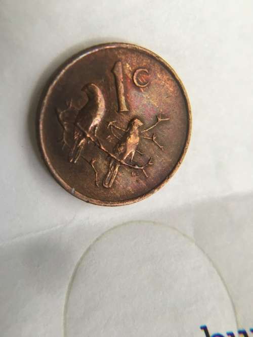 LOVELY LETTER AND UNCIRCULATED 1c COIN FROM FORMER PRESIDENT PW BOTHA WIFE ELIZE BOTHA