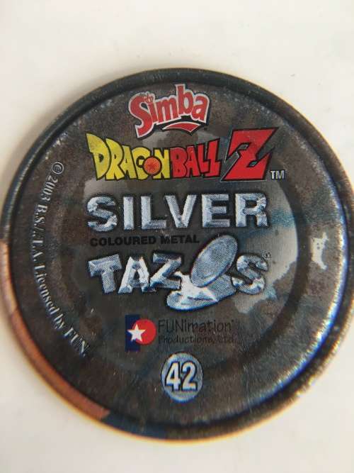 METAL SIMBA DRAGON BALL Z TAZO - NO. 42