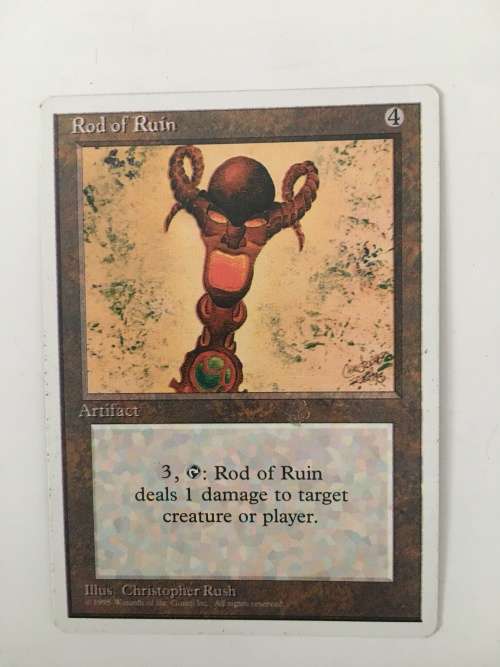 MAGIC THE GATHERING - ROD OF RUIN - 4TH EDITION
