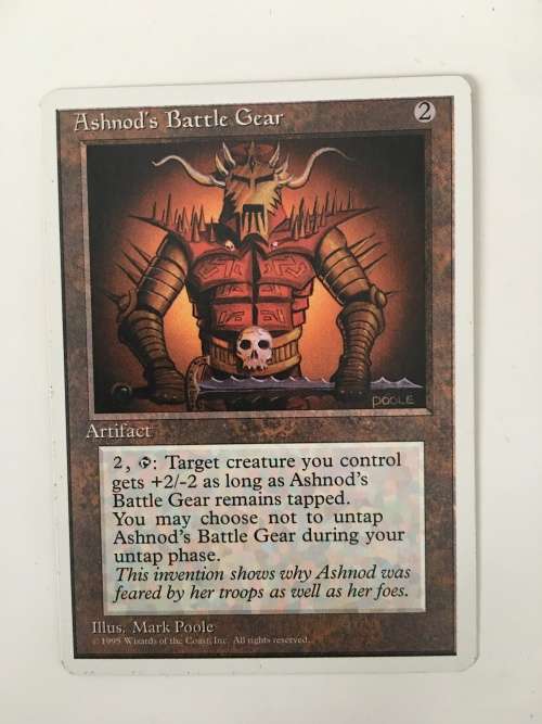 MAGIC THE GATHERING - ASHNOD`S BATTLE GEAR 4TH EDITION