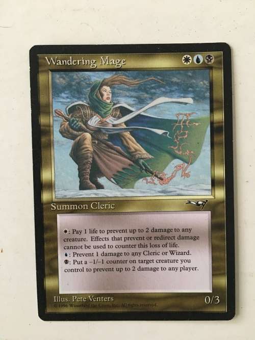 MAGIC THE GATHERING - WANDERING MAGE - ALLIANCES