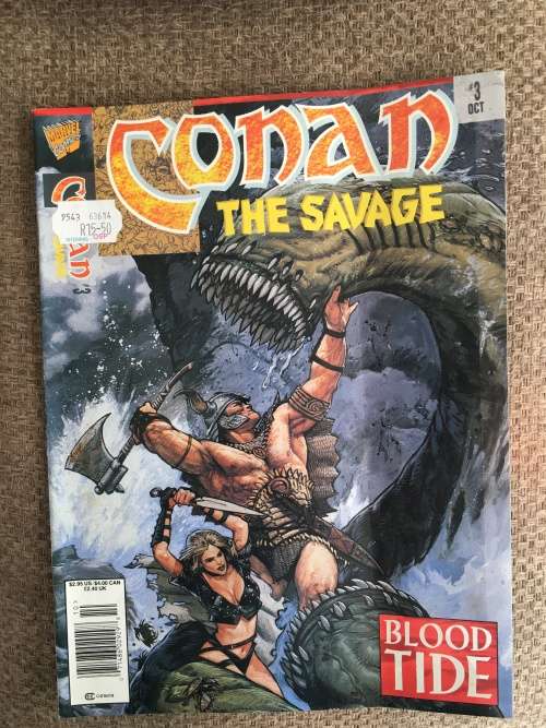 MARVEL COMICS - CONAN THE SAVAGE - VOL. 1  NO. 3 - 1995
