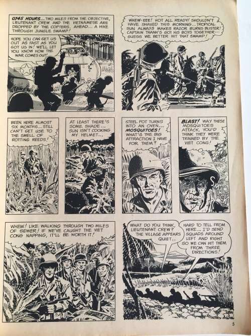 VINTAGE - BLAZING COMBAT - NO. 1 1965 - COLLECTOR`S EDITION