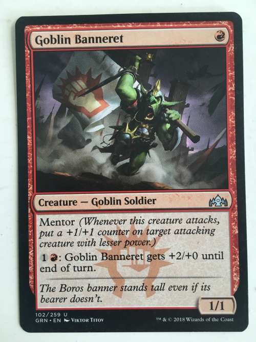 MAGIC THE GATHERING - GOBLIN BANNERET - FREE COVER