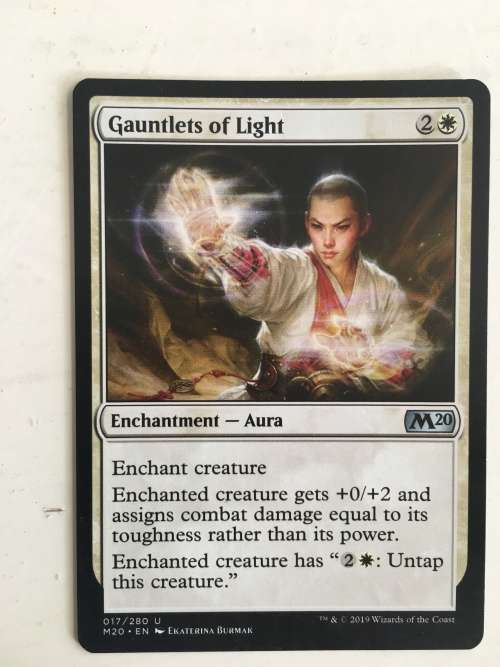 MAGIC THE GATHERING - GAUNTLETS OF LIGHT - FREE COVER