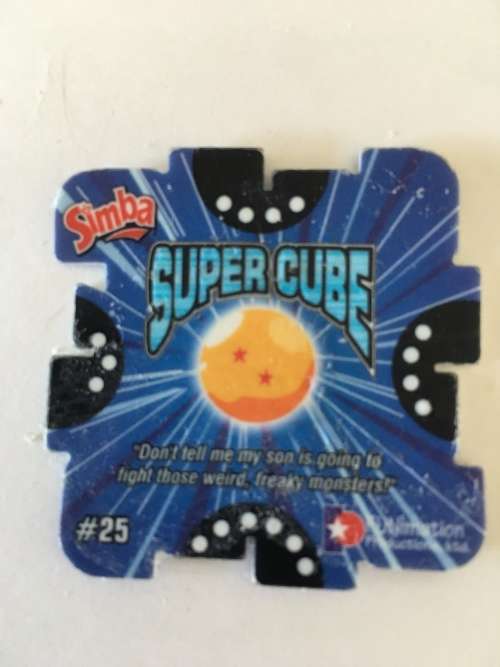 SIMBA DRAGON BALL Z CUBE TAZO - NO. 25