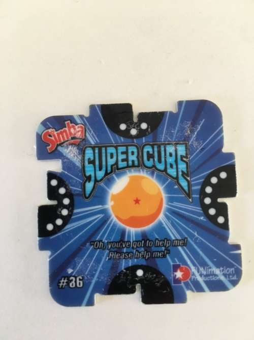 DRAGON BALL Z CUBE TAZO -  NO. 36