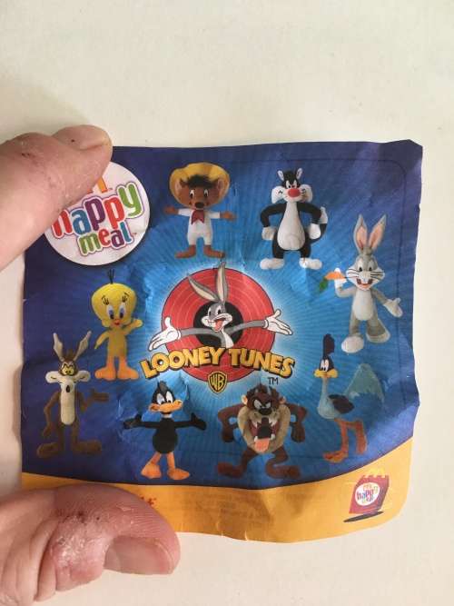 LOVELY SOFT PLUSH FABRIC DAFFY DUCK - MC DONALDS VERSION