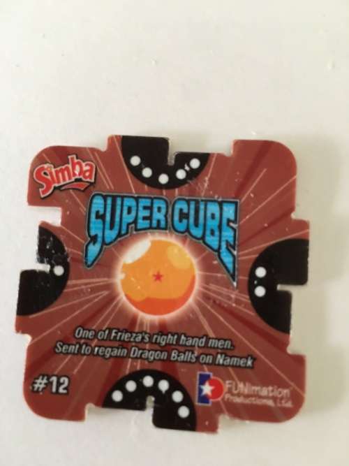 DRAGON BALL Z CUBE TAZO NO. 12