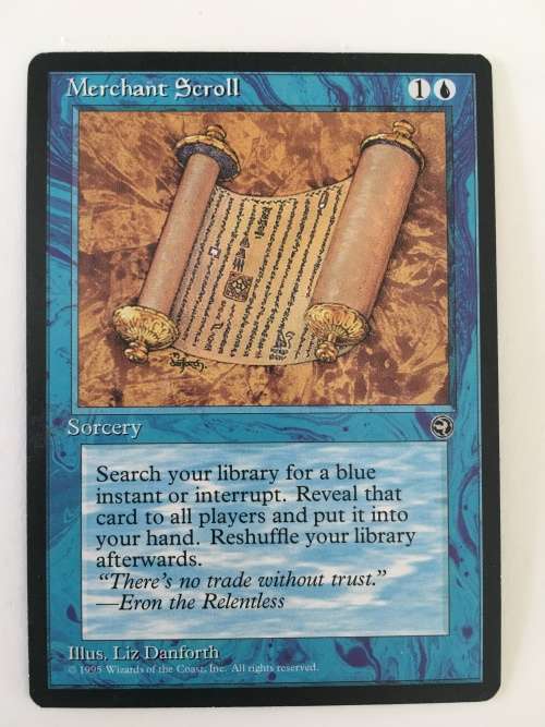 MAGIC THE GATHERING - MERCHANT SCROLL - HOMELANDS