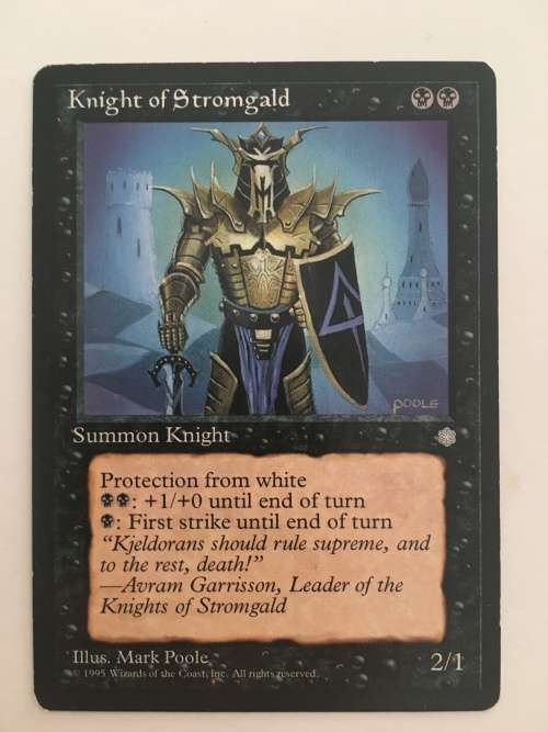 MAGIC THE GATHERING - KNIGHT OF STROMGALD - ICE AGE