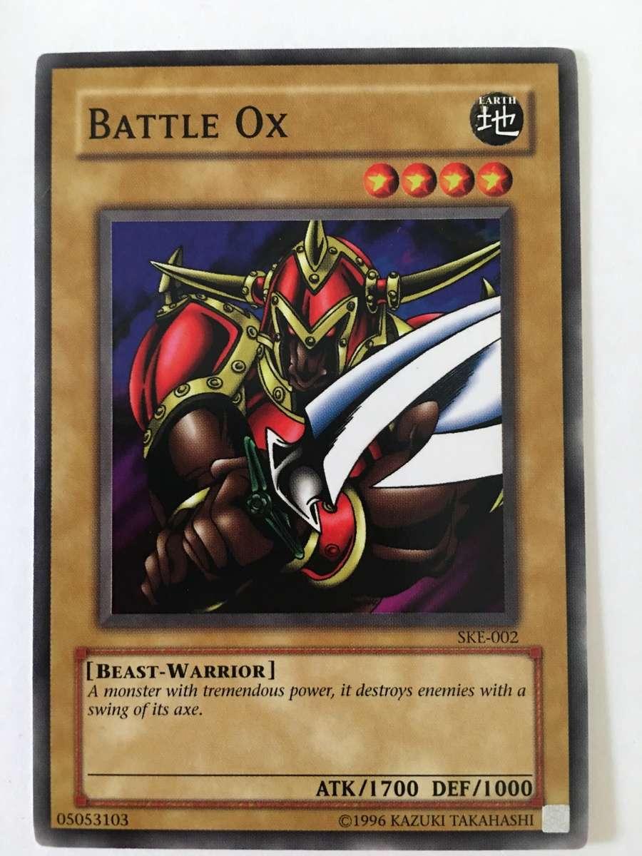 YU-GI-OH TRADING CARD -BATTLE OX