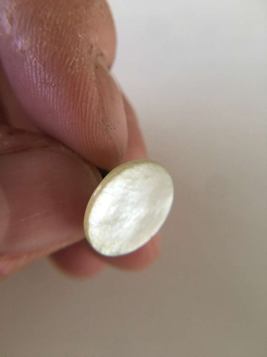 VINTAGE LOVELY MOTHER OF PEARL MENS CUFF LINKS