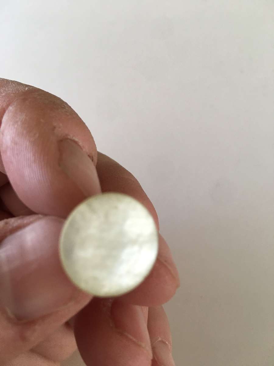 VINTAGE LOVELY MOTHER OF PEARL MENS CUFF LINKS