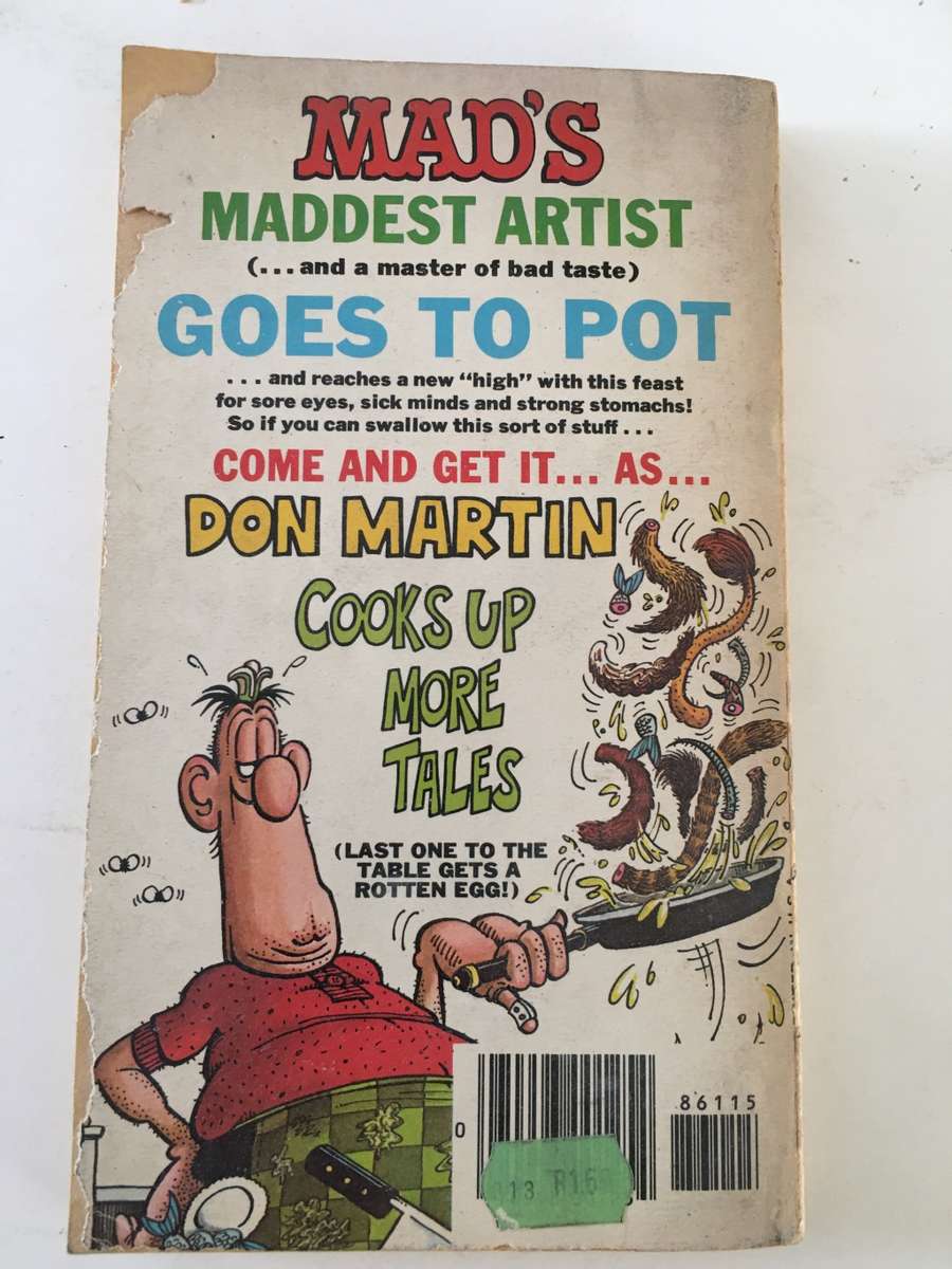 SMALL PAPERBACK MAD`S DON MARTIN COOKS UP MORE TALES FIRST PRINTING 1976