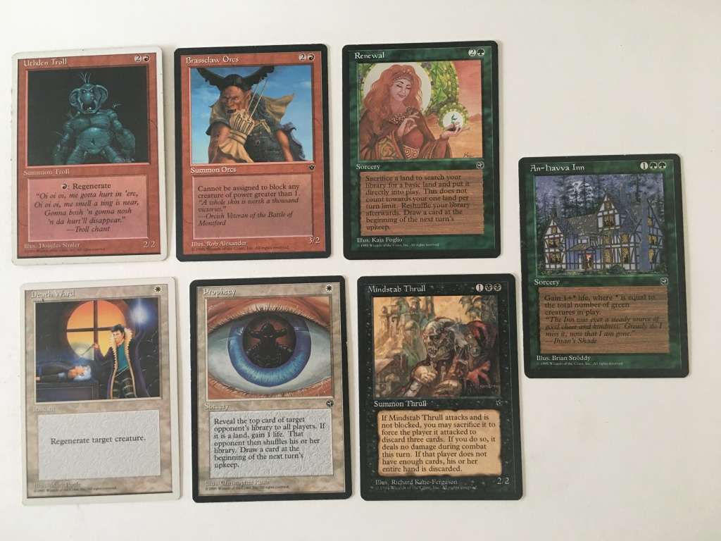 MAGIC THE GATHERING LOT OF 7 CARDS FOR R32 GET YOURS NOW!!!!!