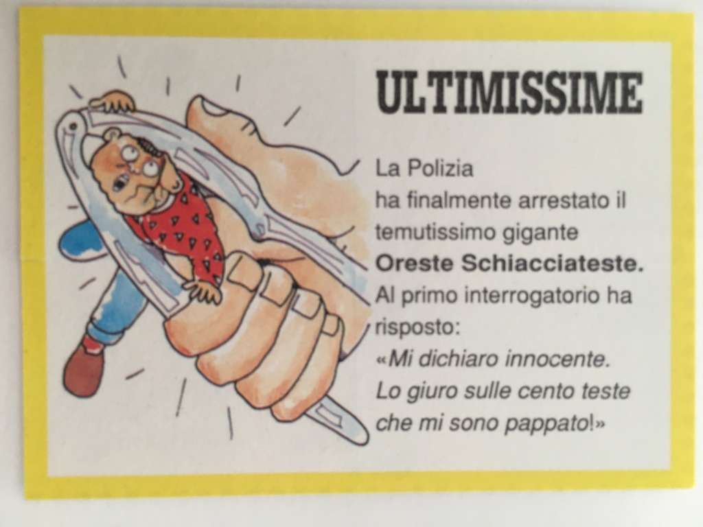 VINTAGE ITALIAN MINT SET OF 4 GARBAGE PAIL KIDS - 1989