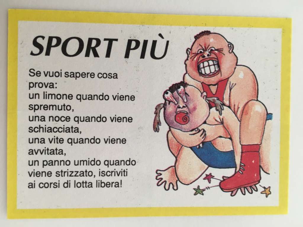 VINTAGE ITALIAN MINT SET OF 4 GARBAGE PAIL KIDS - 1989