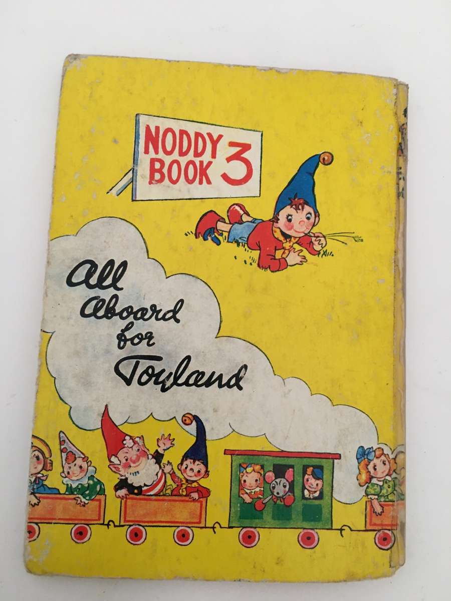 VINTAGE NODDY AND HIS CAR - BOOK NO. 3 - 1951 HARD COVER