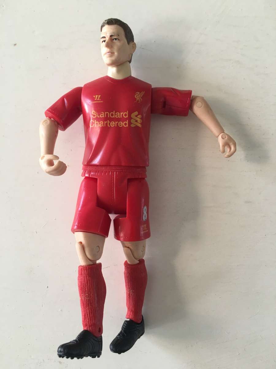 LOVELY SOCCER FIGURE STEVEN GERRARD NO. 8  MANCHESTER UNITED - BARCLAYS