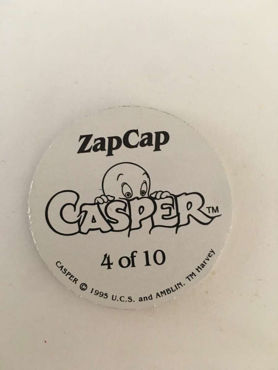 ZAPCAP CASPER TAZO 1995 -HOLOGRAM TAZO - NO. 4