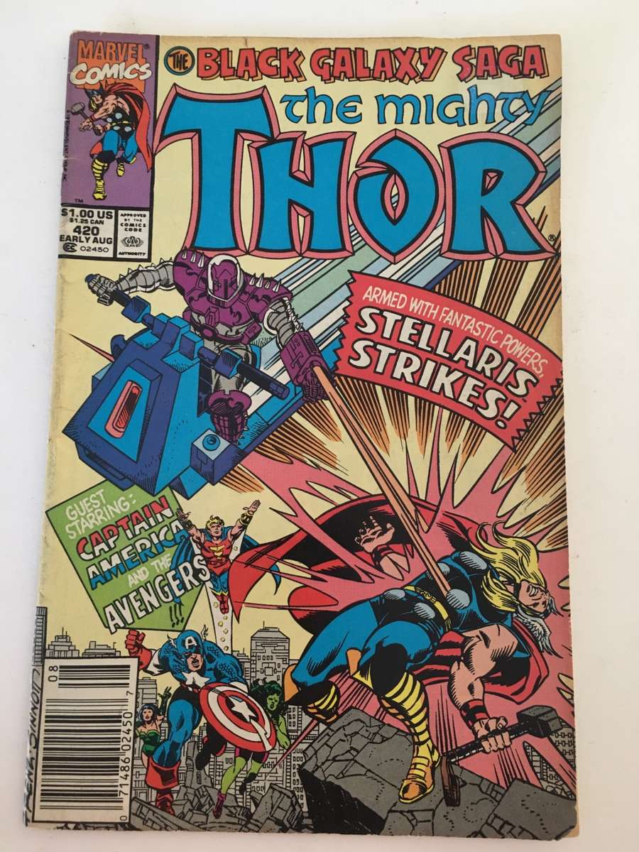 MARVEL COMICS THE MIGHTY THOR - VOL. 1  NO. 420 - 1990