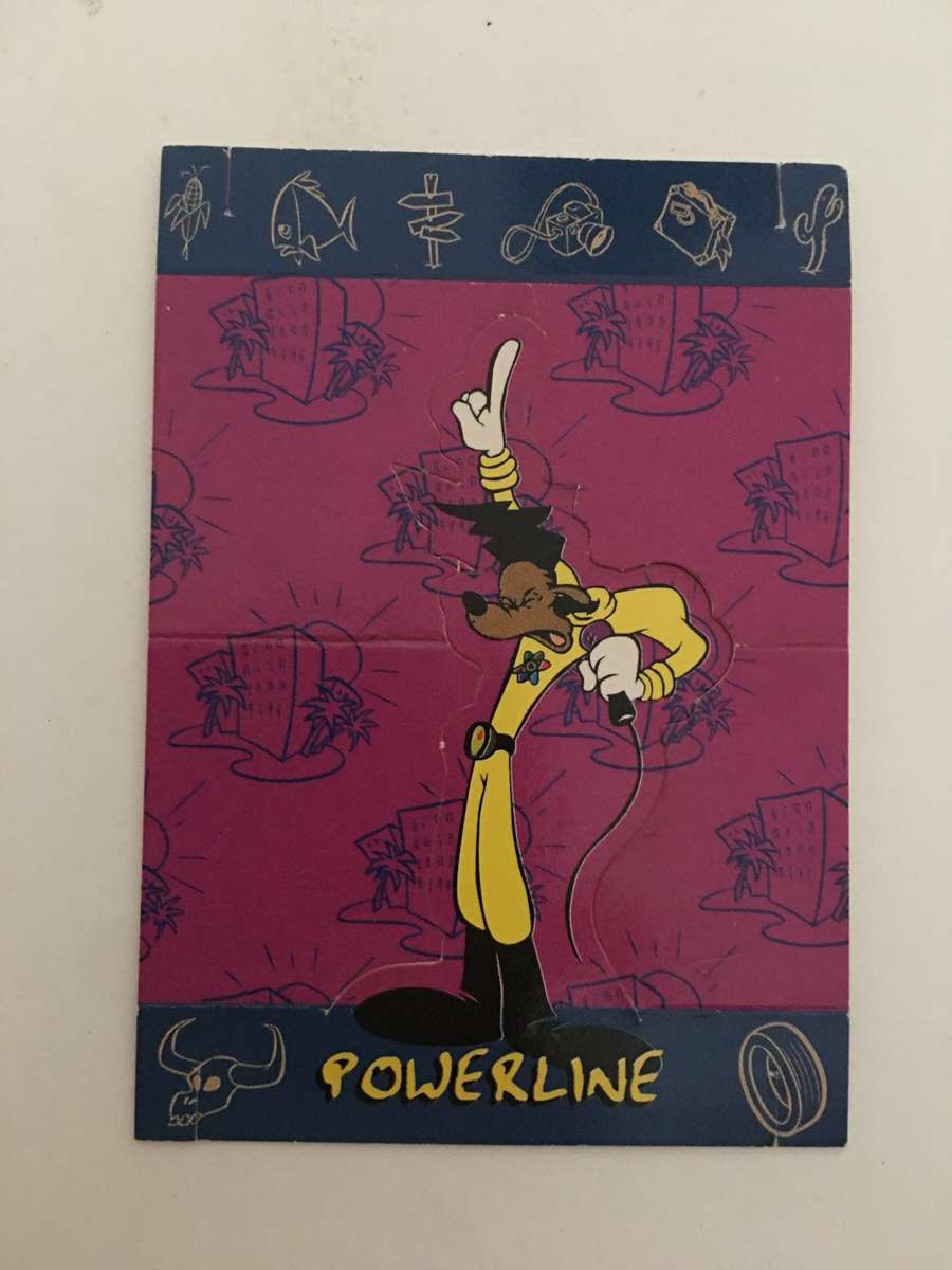 PANINI KFC TRADING CARD  - A GOOFY MOVIE - NO. 8 -POWERLINE