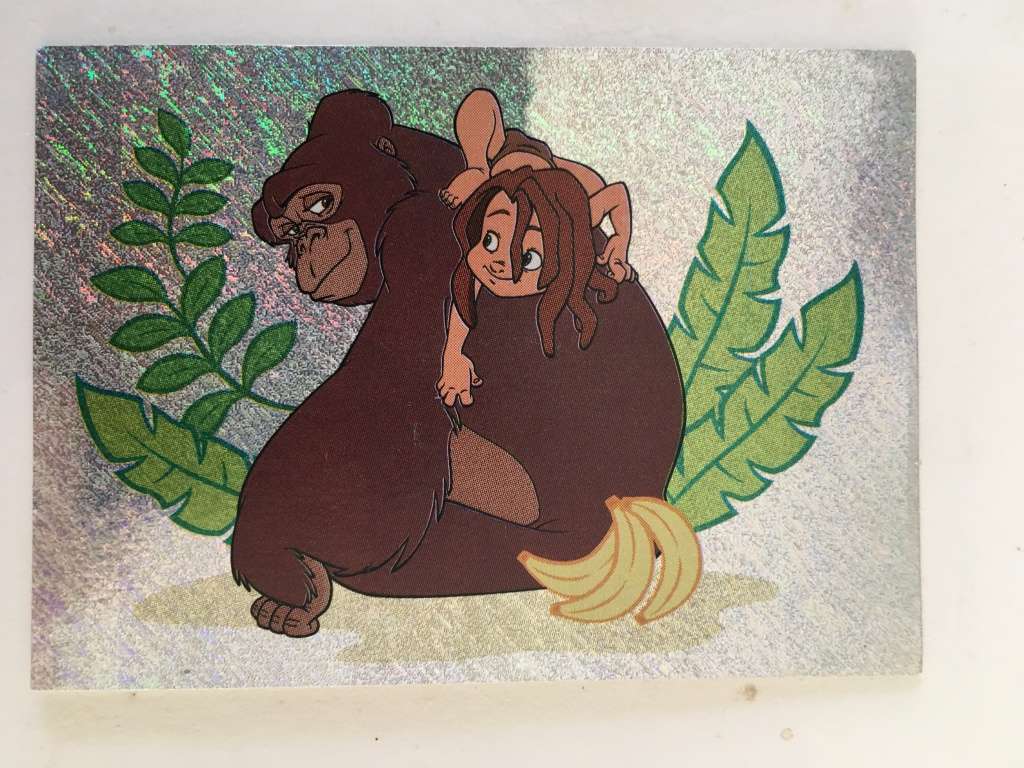 PANINI DISNEY''S - TARZAN  TRADING STICKER - NO.  A / FOIL CARD