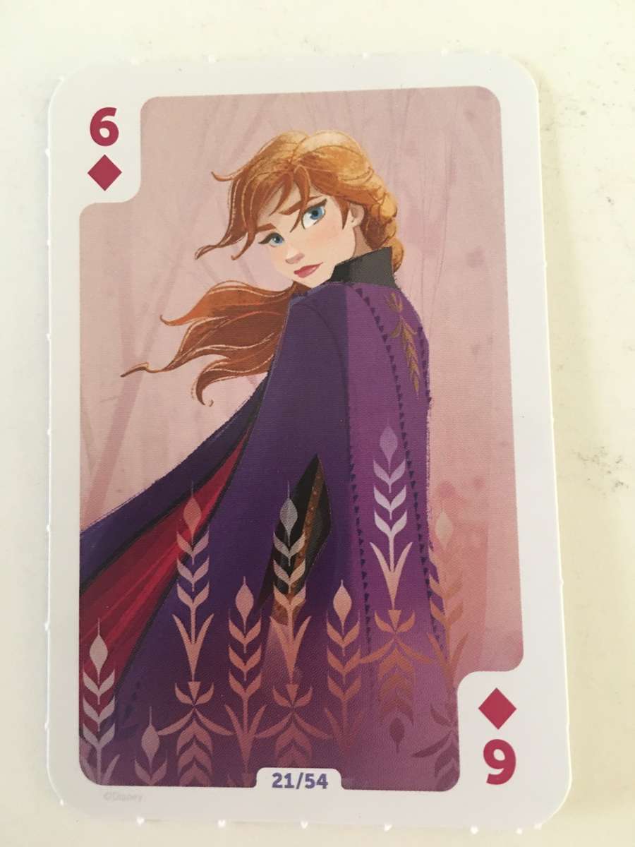 LOVELY DISCHEM DISNEY'S FROZEN II - TRADING CARD / PLAYING CARD - NO. 21 OF 54