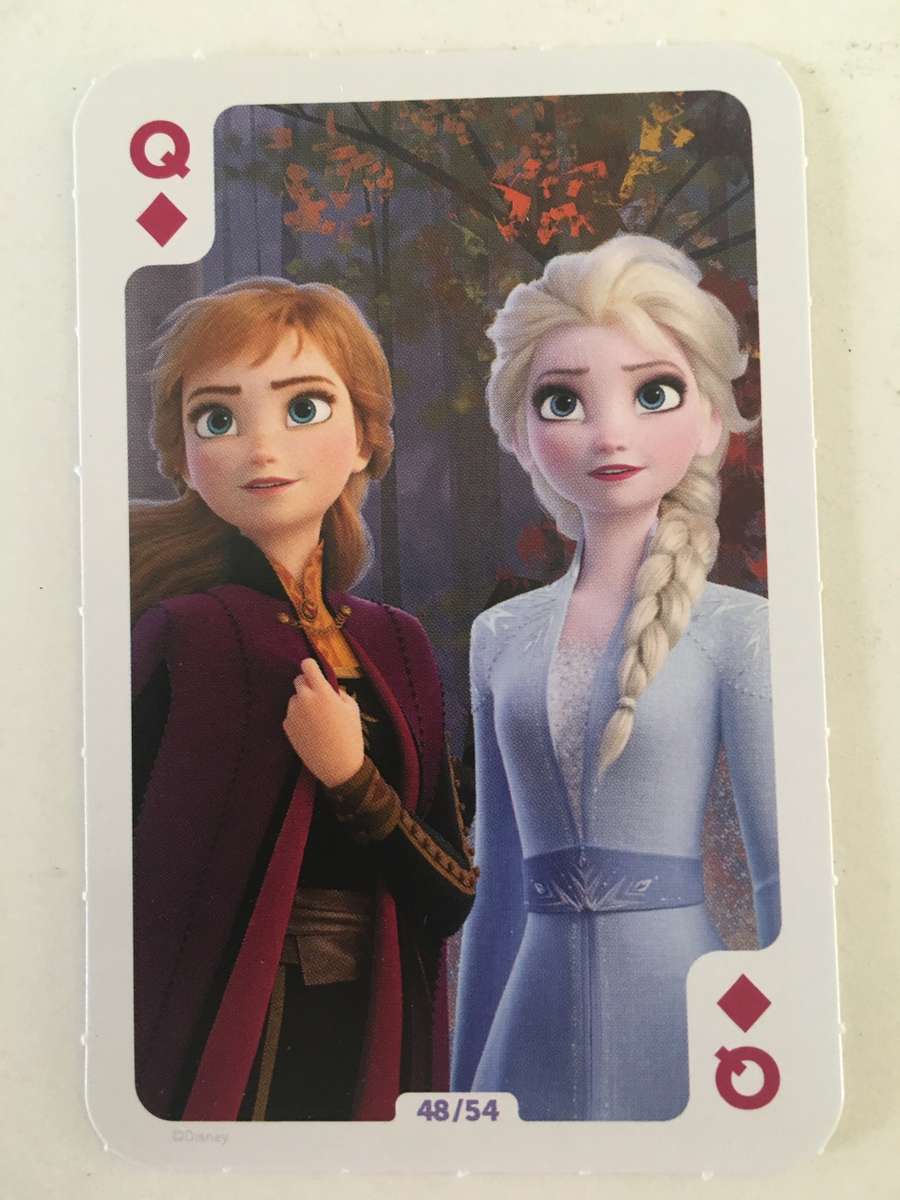 LOVELY DISCHEM DISNEY'S FROZEN II - TRADING CARD / PLAYING CARD - NO. 48 OF 54