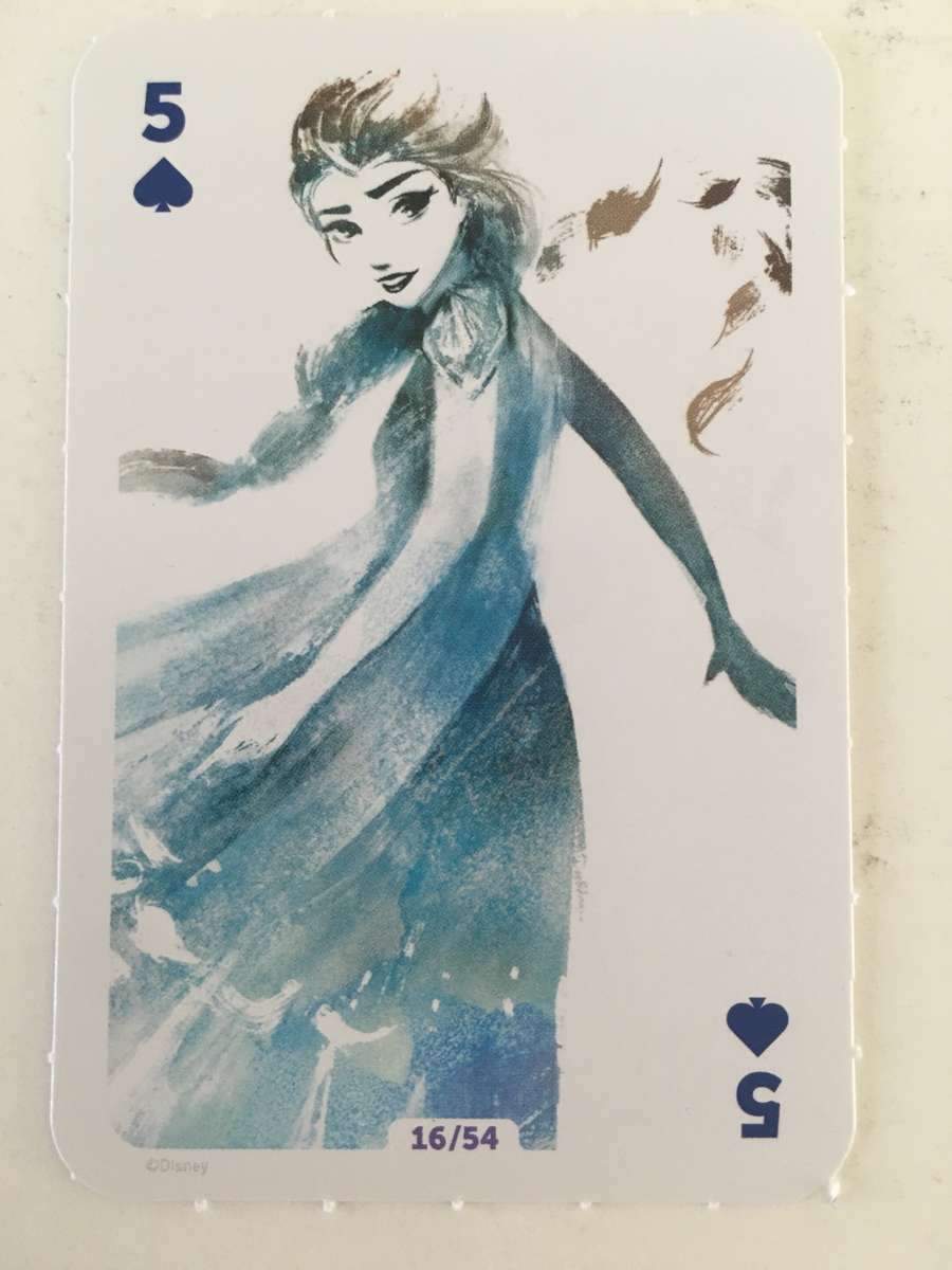 LOVELY DISCHEM DISNEY'S FROZEN II - TRADING CARD / PLAYING CARD - NO. 16 OF 54
