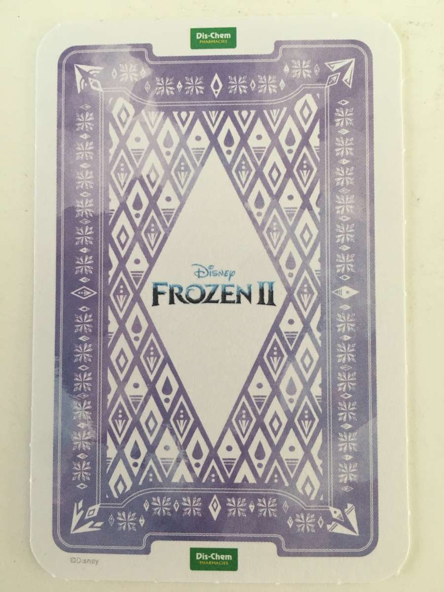 LOVELY DISCHEM DISNEY'S FROZEN II - TRADING CARD / PLAYING CARD - NO. 16 OF 54