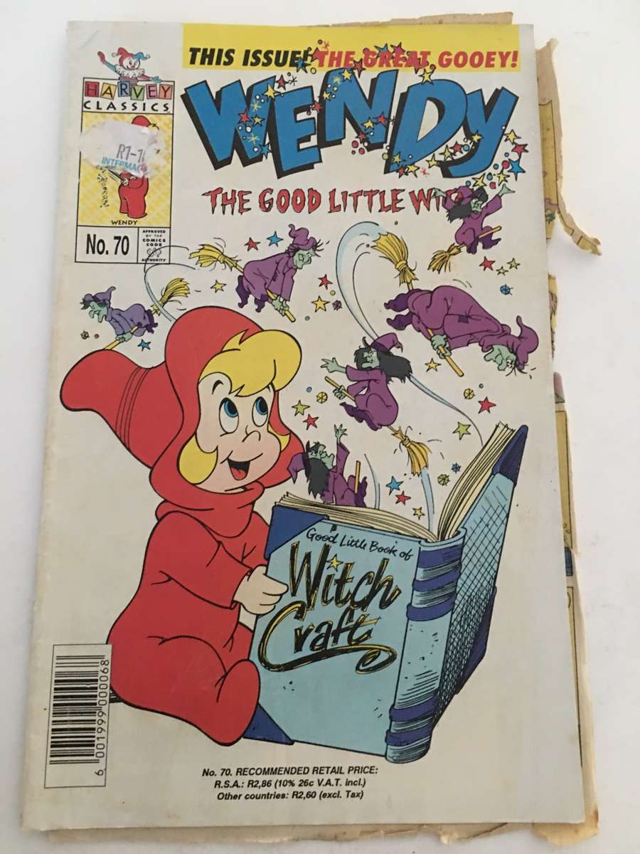 HARVEY CLASSICS COMICS  - WENDY THE GOOD LITTLE WITCH - NO. 70 -