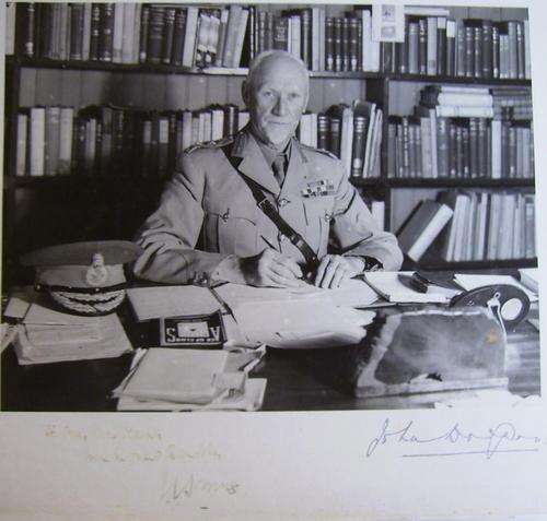 Autograph Jan Smuts signed